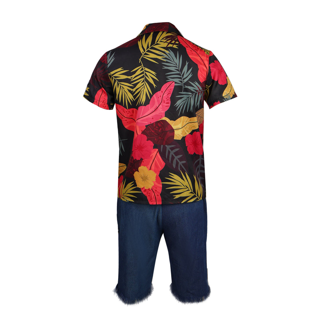 Navigation Live Action Monkey D. Luffy Cosplay Costume Hawaiian Beach One Piece Shirt