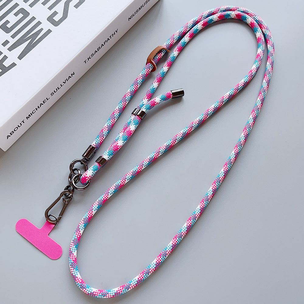 Buckle Adjustable Crossbody Neck Phone Strap with Tether Tabs – Travel Wristlet & Hand Lanyard