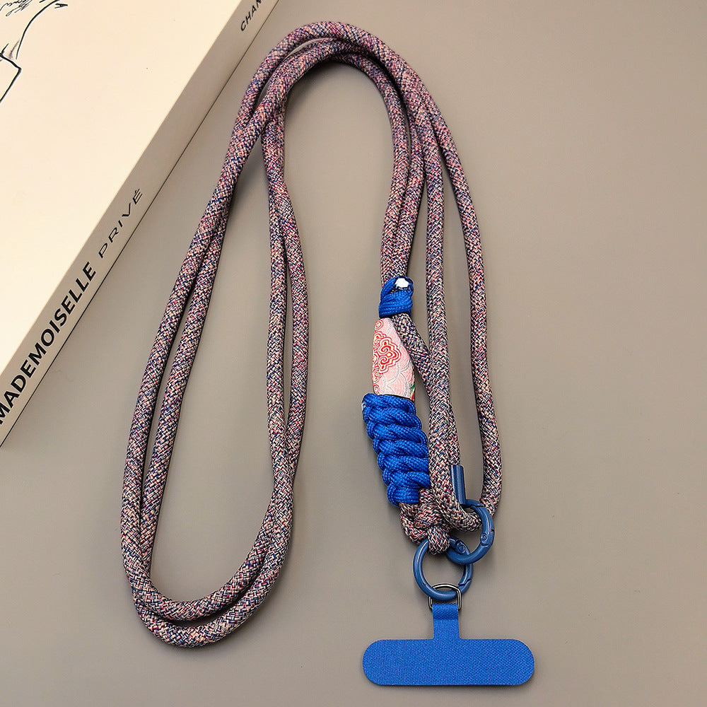 Multicolor Adjustable Crossbody Neck Phone Lanyard Long Strap with Tether Tabs Phone Charm