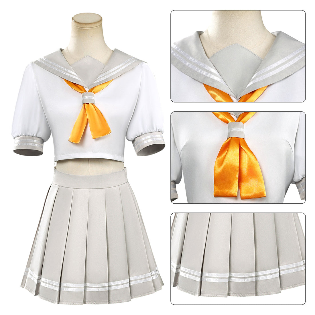 Live Streaming Show Sunshine Club Uniform Cosplay Costumes School Girl JK Skirt Party Outfit