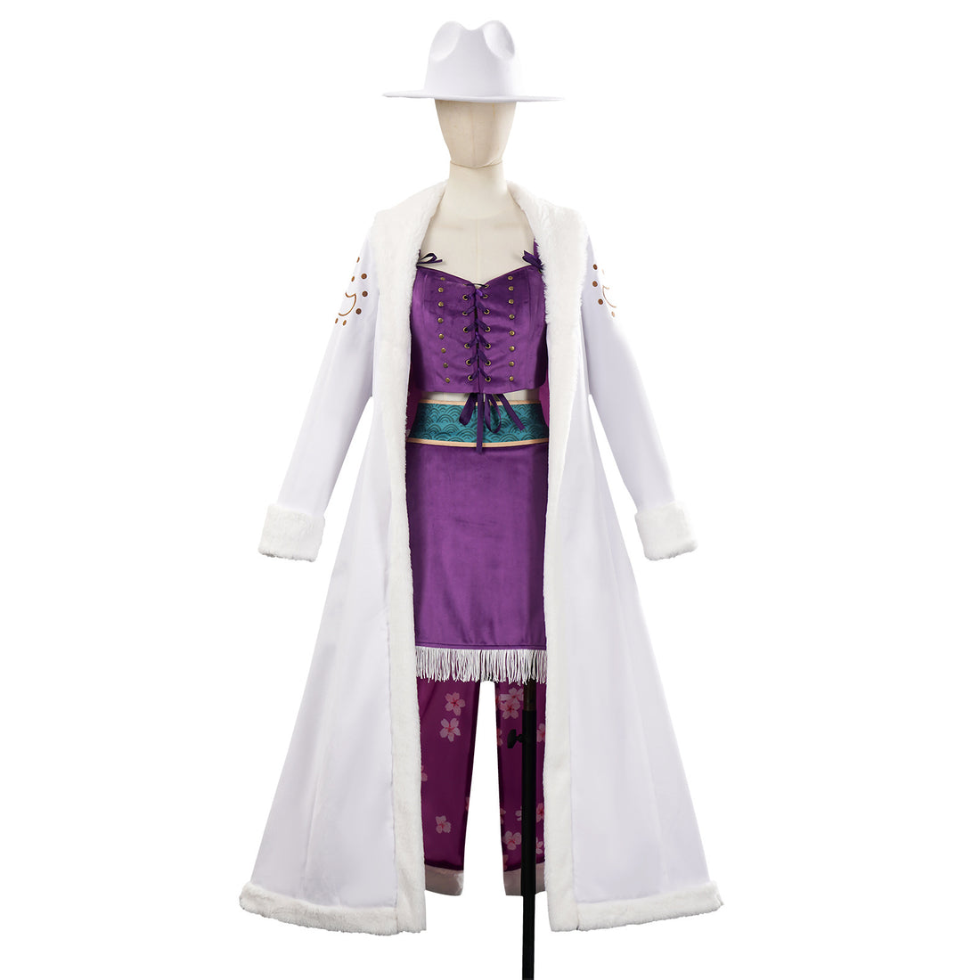 Navigation Live Action Nico Robin Purple Cosplay Costume Budget Friendly One Piece Women Outfits