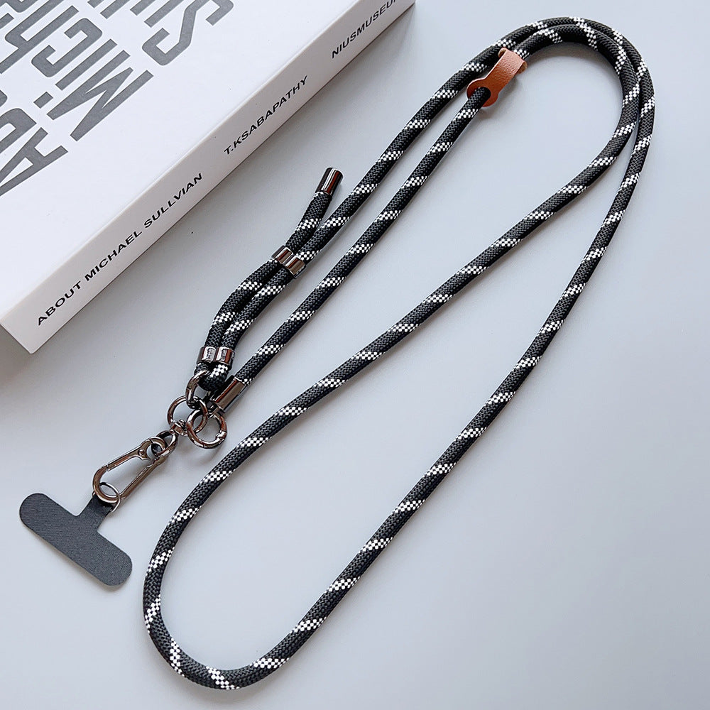 Buckle Adjustable Crossbody Neck Phone Strap with Tether Tabs – Travel Wristlet & Hand Lanyard