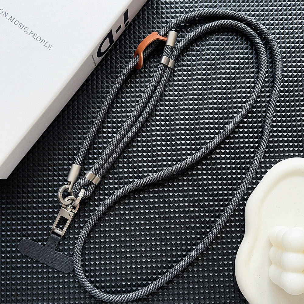 Rotatable Buckle Crossbody Neck Phone Lanyard Long Strap with Tether Tabs Phone Charm