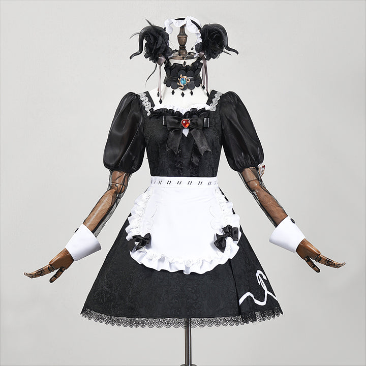 Identity V Priestess Crimson Suit Truth & Inference Redheaded Witch Cosplay Costumes