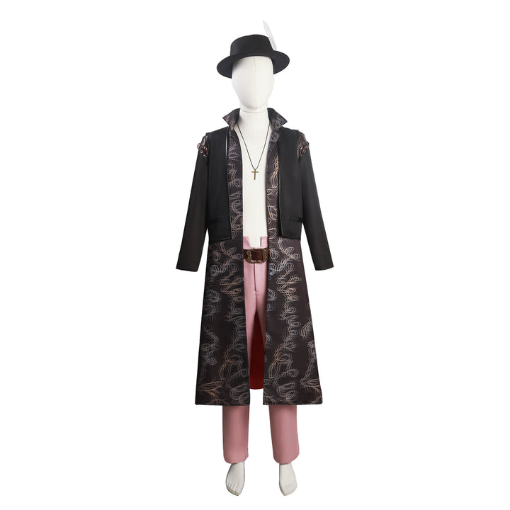 Navigation Dracule Mihawk Cosplay Costume - Hawk Eye Mihawk One Piece Outfit with Hat