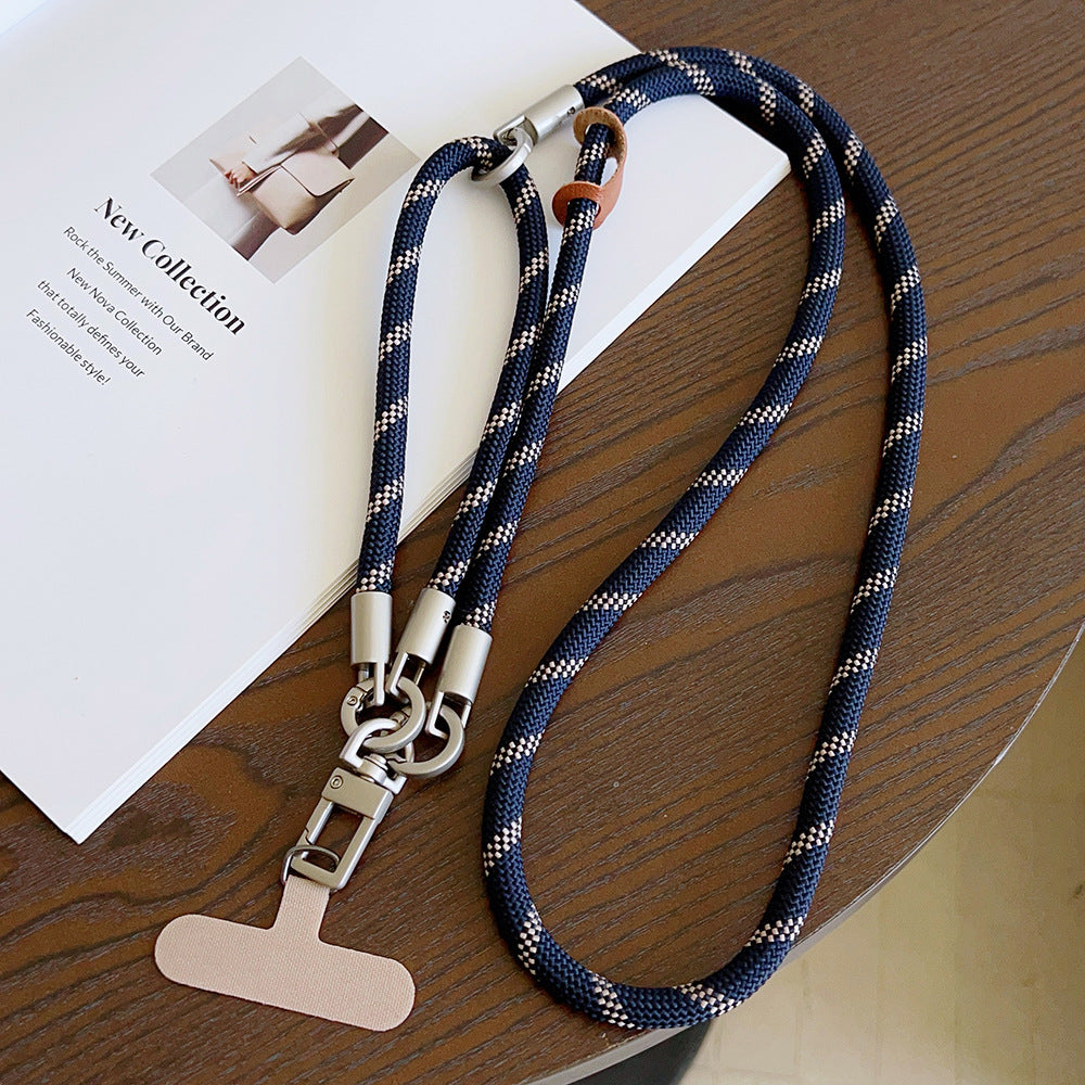 Multicolor Crossbody and Wrist Phone Strap with Tabs – Hand Woven 3-IN-1 Wristlet & Hand Lanyard