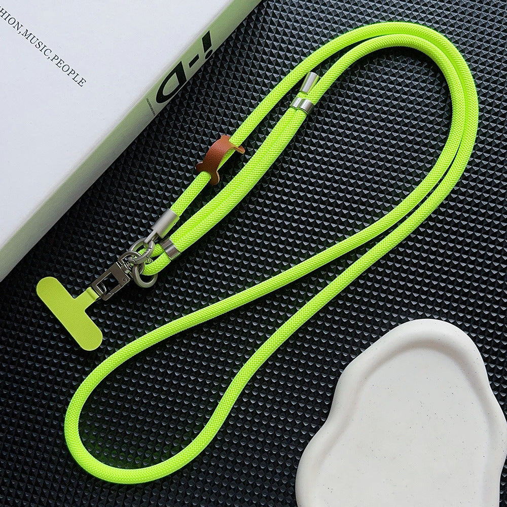 Rotatable Buckle Crossbody Neck Phone Lanyard Long Strap with Tether Tabs Phone Charm