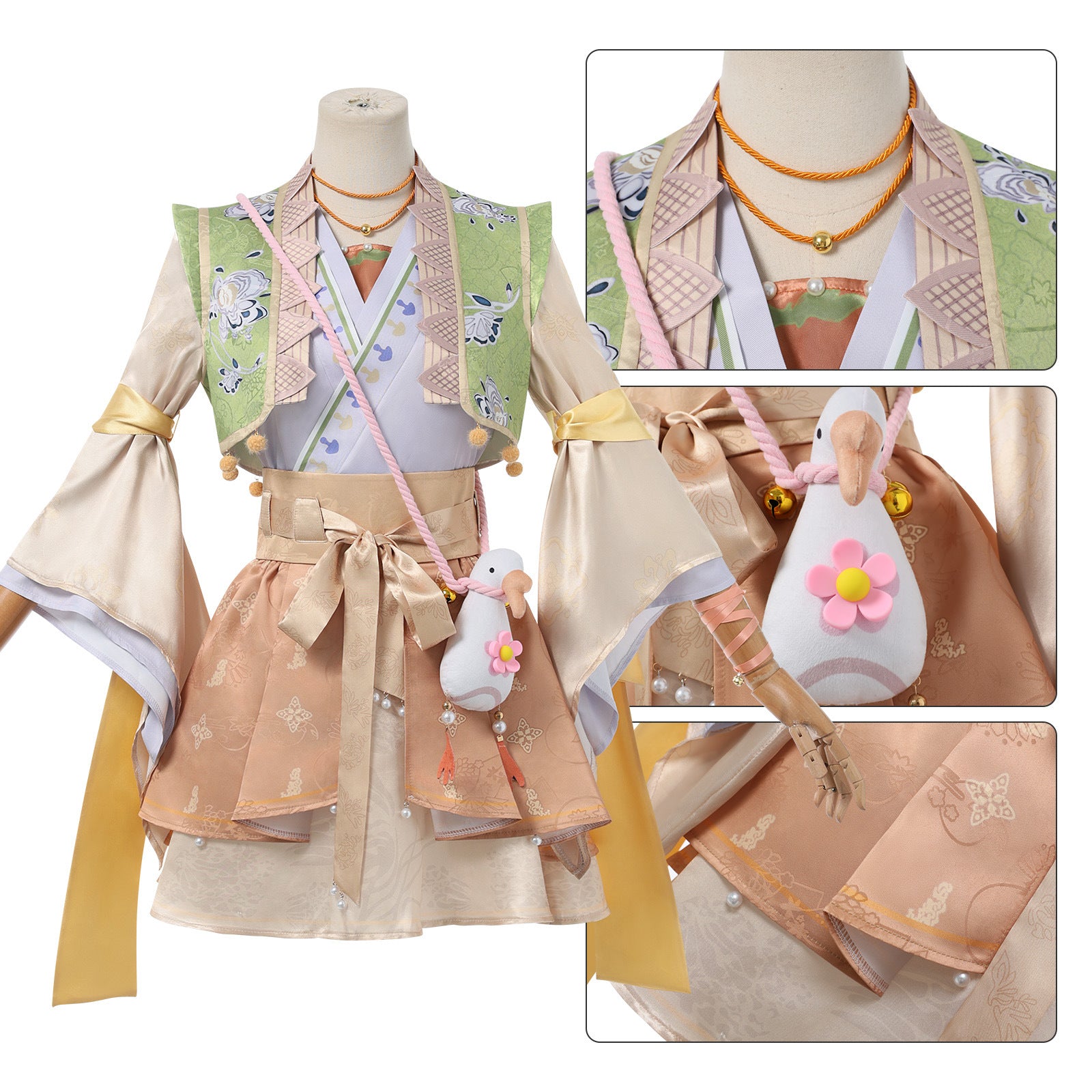 Where Winds Meet Qinghe Strong Heroine Outfit Cosplay Costumes Women's Traditional Themed Outfit