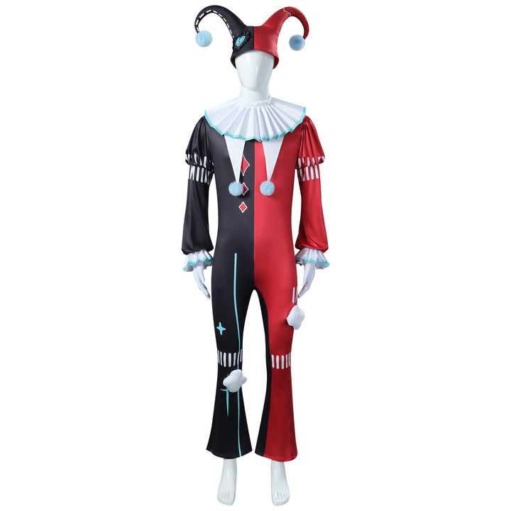 Fright Night Escape Vengeful Clown Abba Joker Cosplay Costumes Halloween Party Clown Outfit
