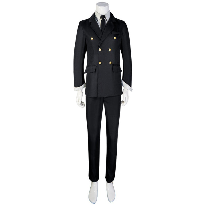 Navigation Vinsmoke Sanji Cosplay Costume - Wano Country Arc One Piece Black Suit