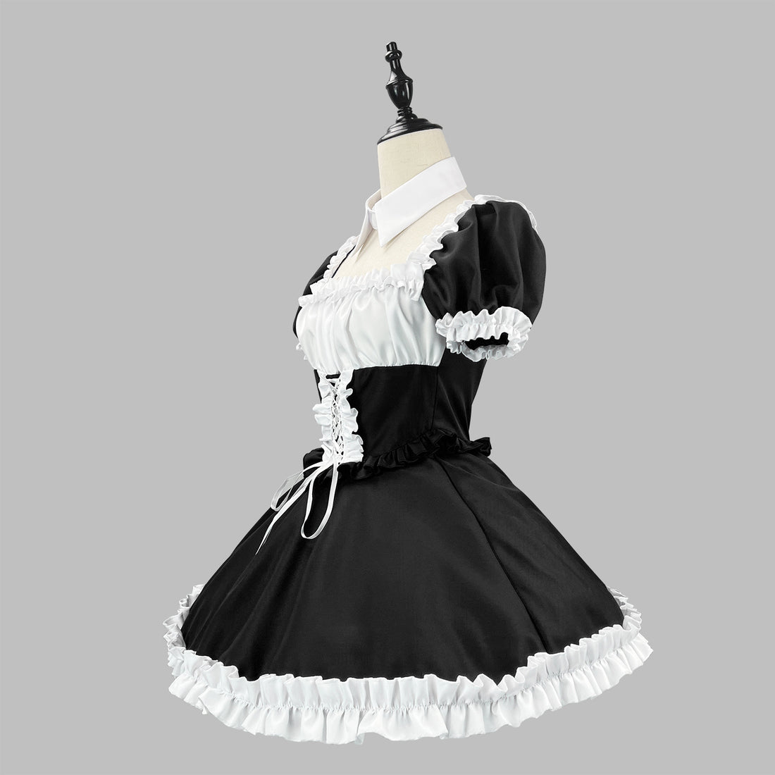 Classic Short Sleeve Lolita Dress Cute Japanese Maid Cosplay