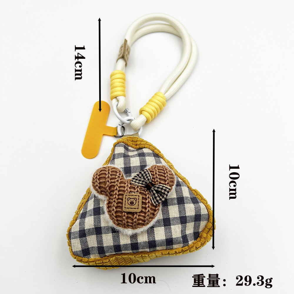 Mouse Mini Coin Purse with Phone Wrist Strap – Headphone Bag & Wristlet & Hand Lanyard
