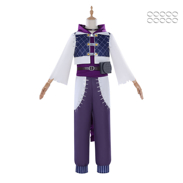 Comic Gachiakuta Jabber Wonger Cosplay Costumes Streamer Show Halloween Carnival Party Outfit