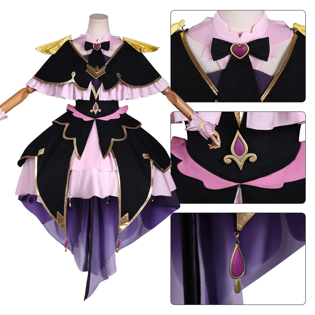 Star Detective Precure Moria Ruruka Stage Outfit Cosplay Costumes