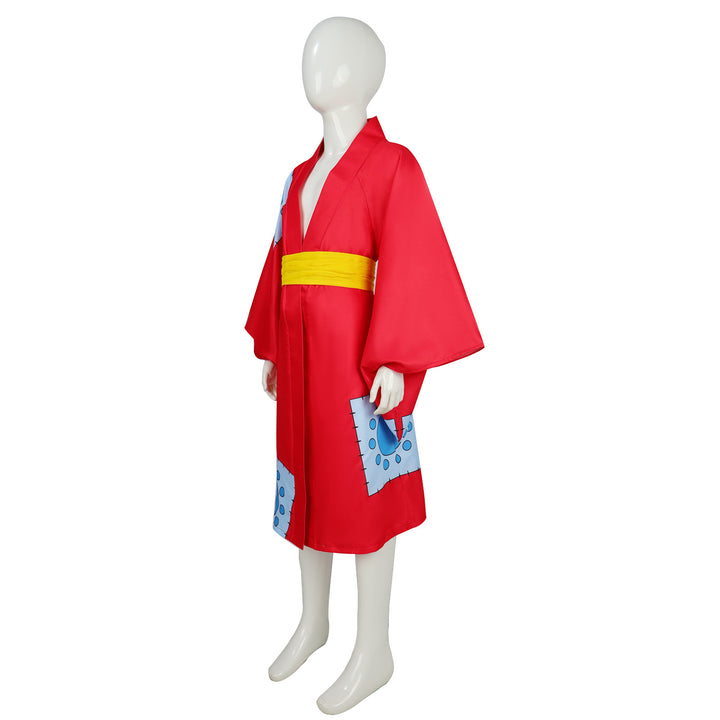 Navigation Wano Country Arc Monkey D. Luffy Roronoa Zoro Cosplay Costume One Piece Kimono