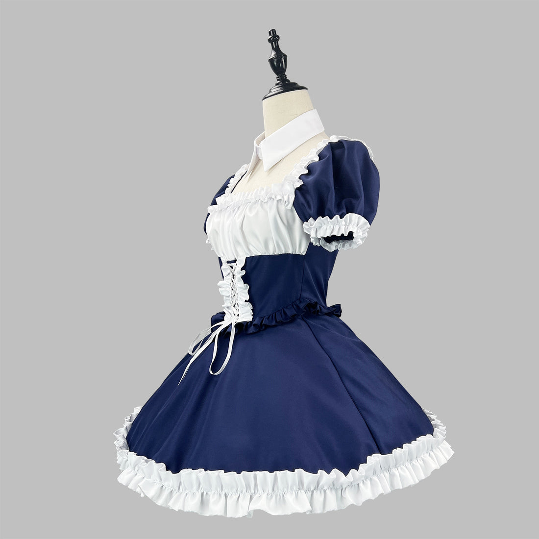 Classic Short Sleeve Lolita Dress Cute Japanese Maid Cosplay