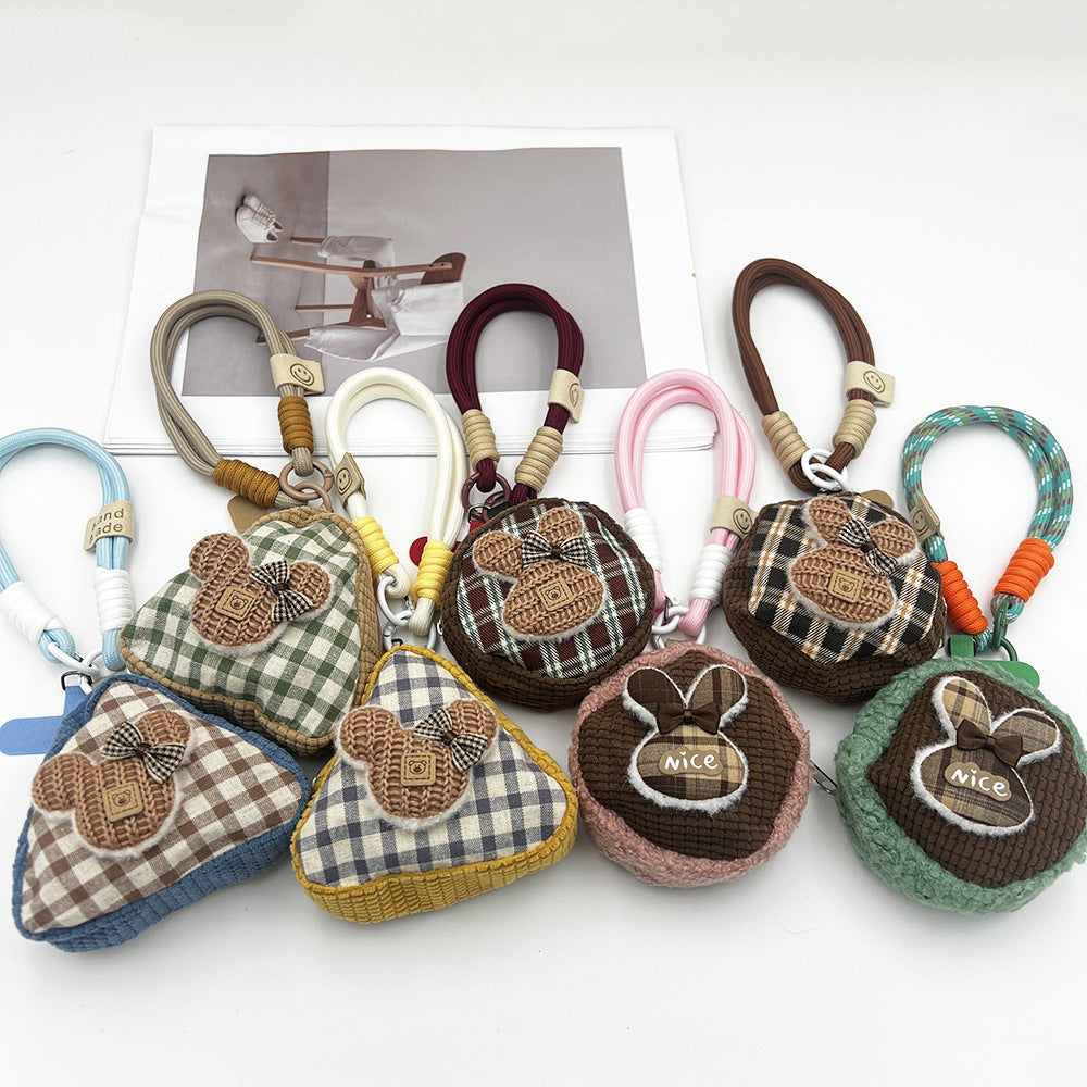 Mouse Mini Coin Purse with Phone Wrist Strap – Headphone Bag & Wristlet & Hand Lanyard