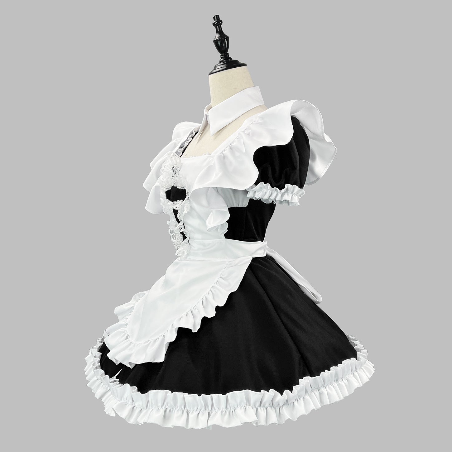 Classic Short Sleeve Lolita Dress Cute Japanese Maid Cosplay