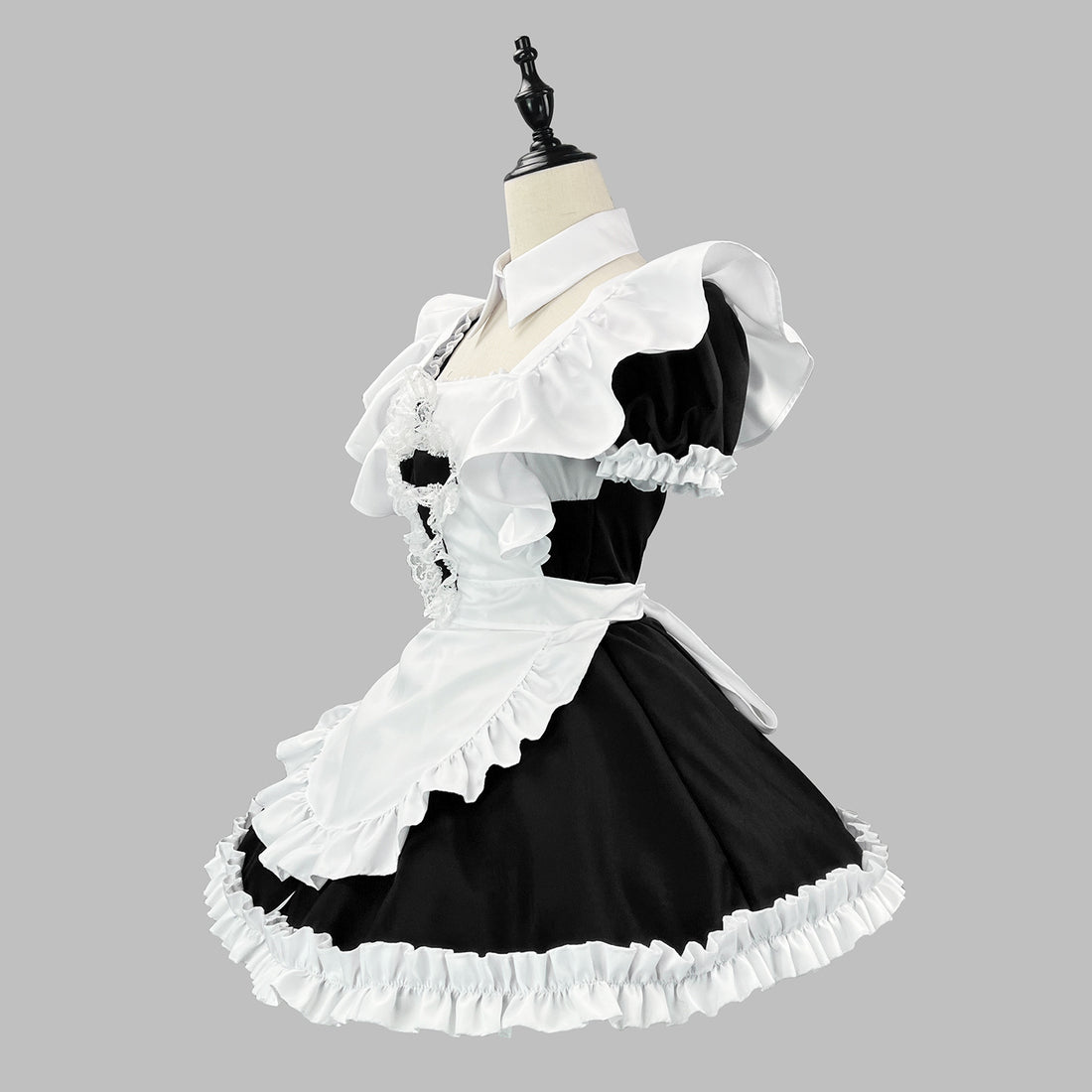 Classic Short Sleeve Lolita Dress Cute Japanese Maid Cosplay