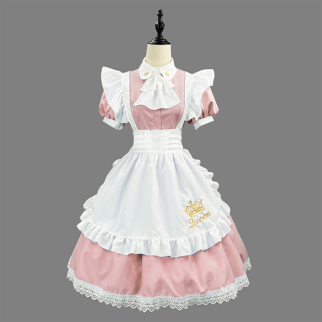 British Queen Maid Outfit Long Dress Lolita Cosplay Costume