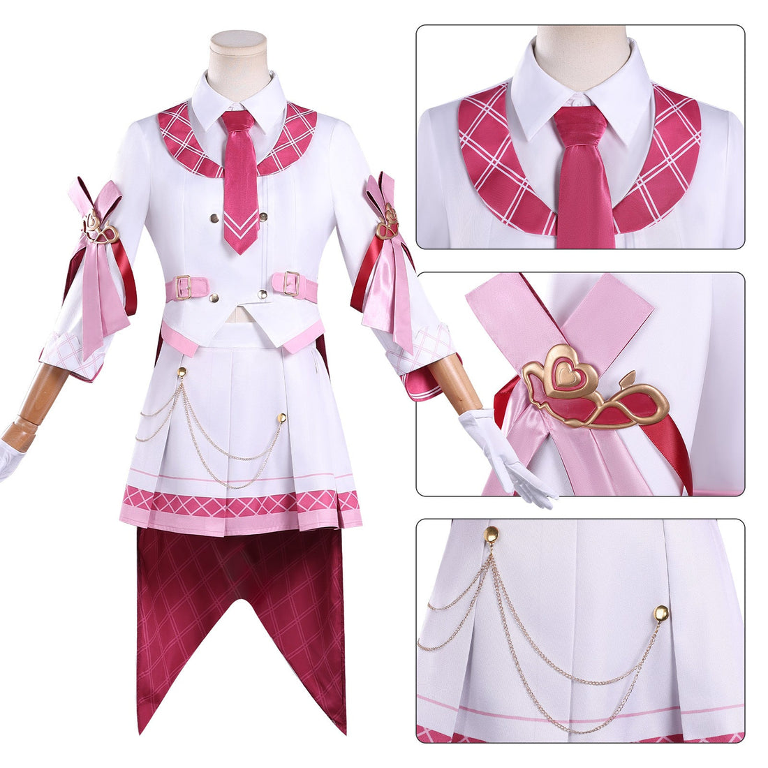 Game Honkai: Star Rail Elysia Miss Pink Elf Cosplay Costumes