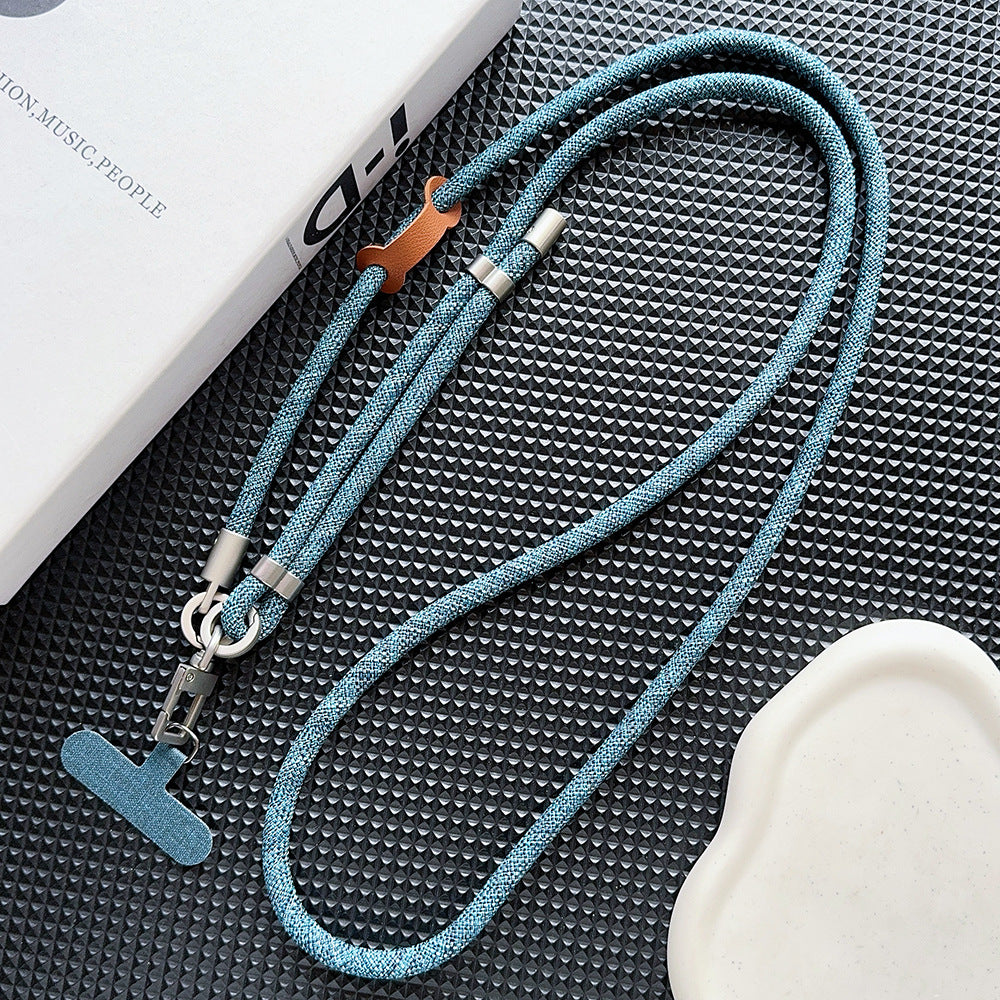 Rotatable Buckle Crossbody Neck Phone Lanyard Long Strap with Tether Tabs Phone Charm