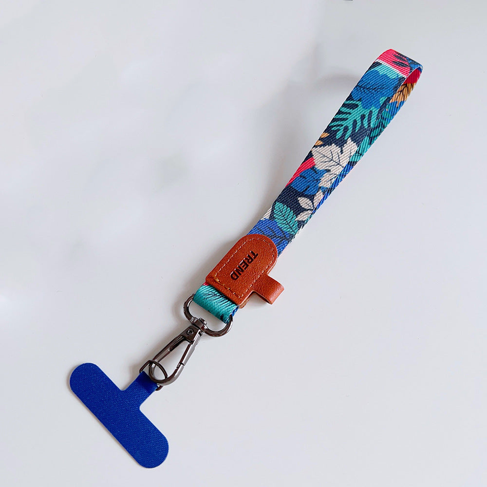 Rustic-style Webbing Wrist Phone Strap with Tether Tabs – Key Chain Wristlet & Hand Lanyard