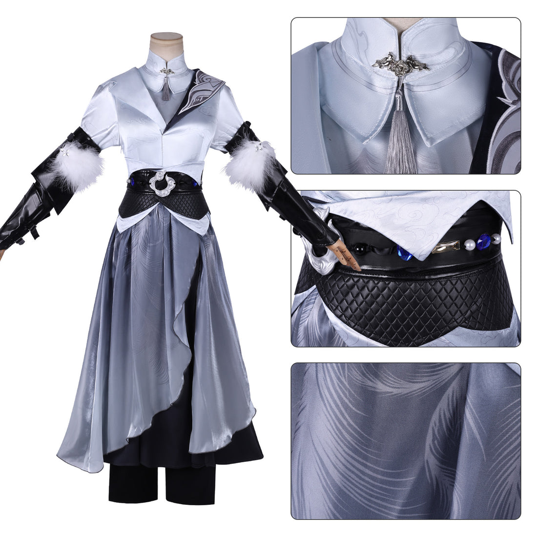 Game Path to Nowhere Female Chief Hoarfrost Dusk Cosplay Costume Outfit