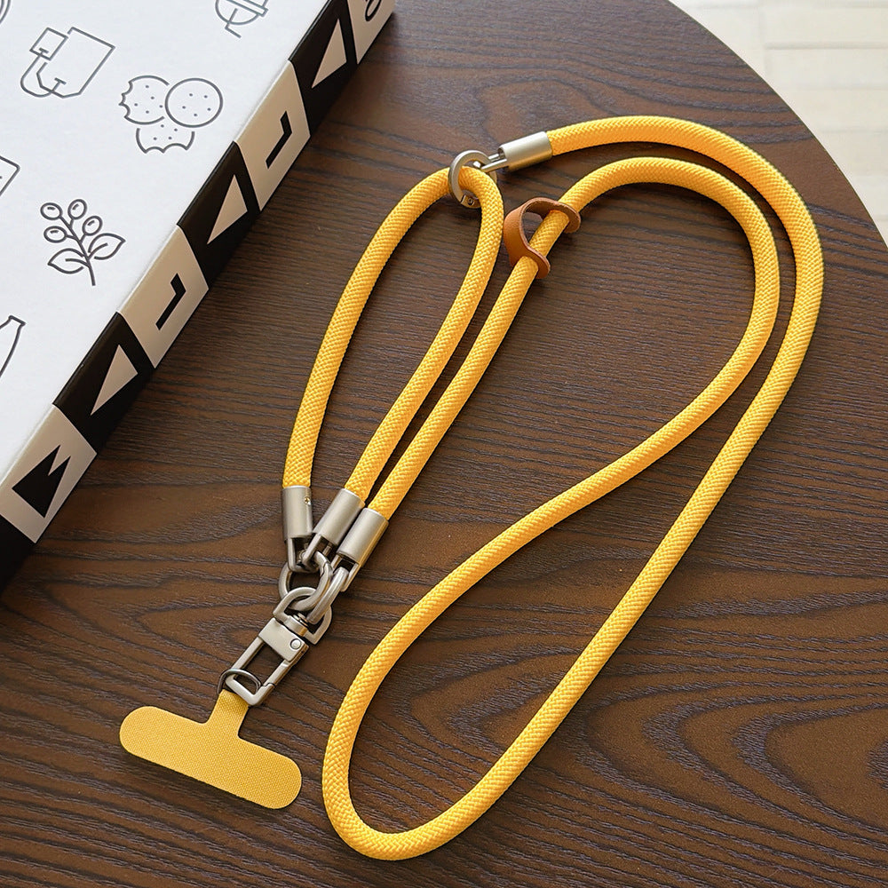 Multicolor Crossbody and Wrist Phone Strap with Tabs – Hand Woven 3-IN-1 Wristlet & Hand Lanyard