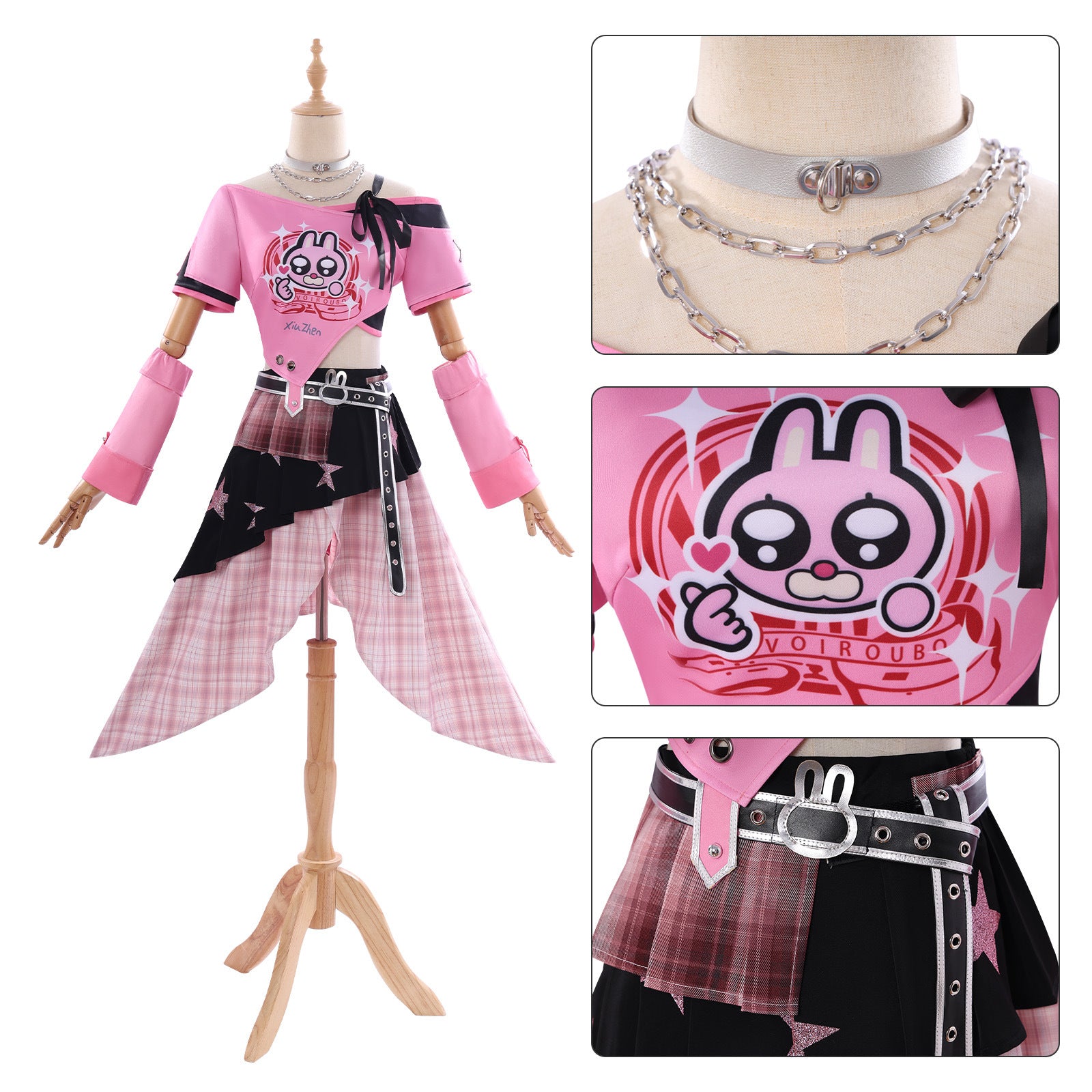 Identity V X Siam Liph Barmaid Xiuzhen The Rabbit Cosplay Costumes Themed Carnival Party Outfit