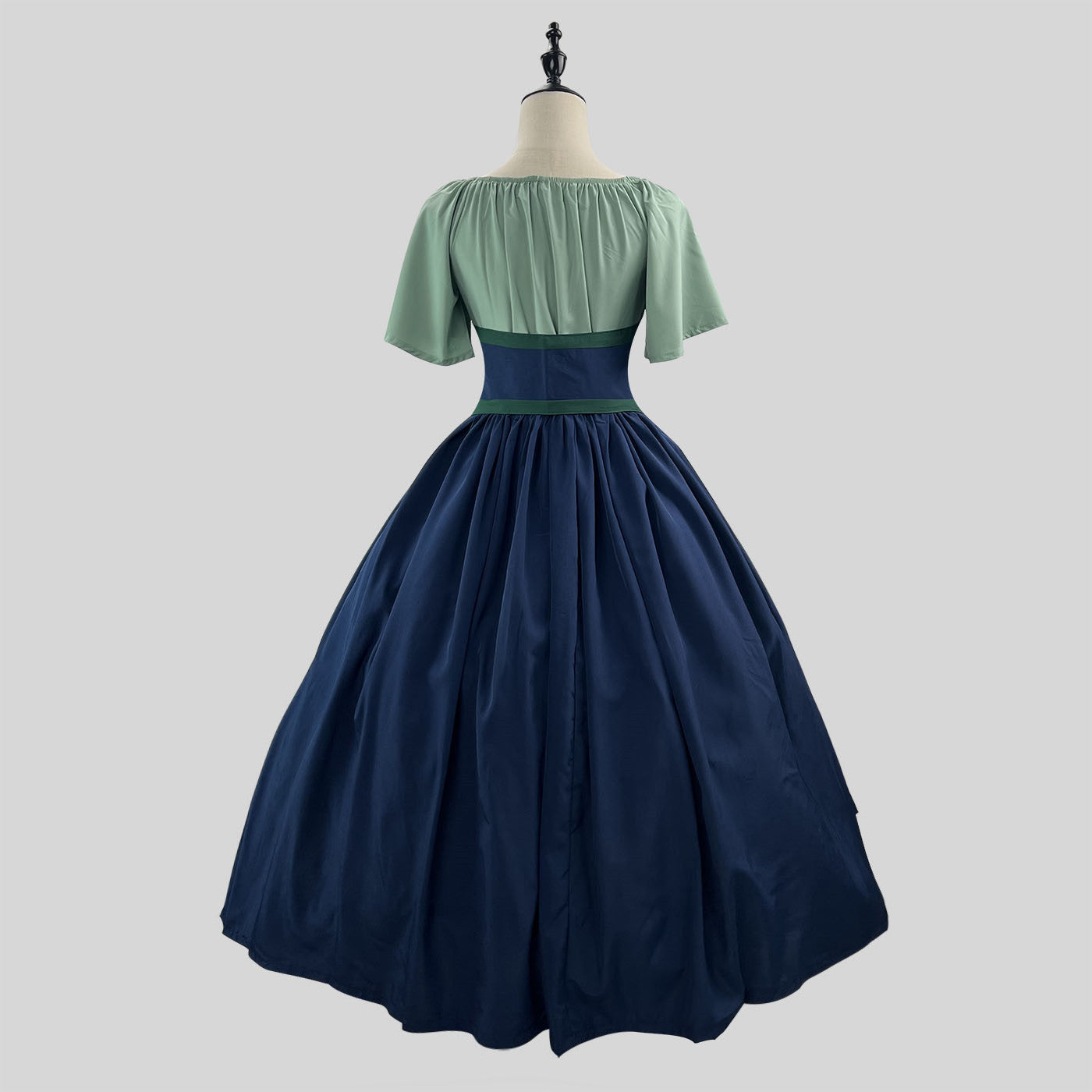Women's Medieval Renaissance Cosplay Dress - Vintage Flutter Sleeve Fairy Elf Gown