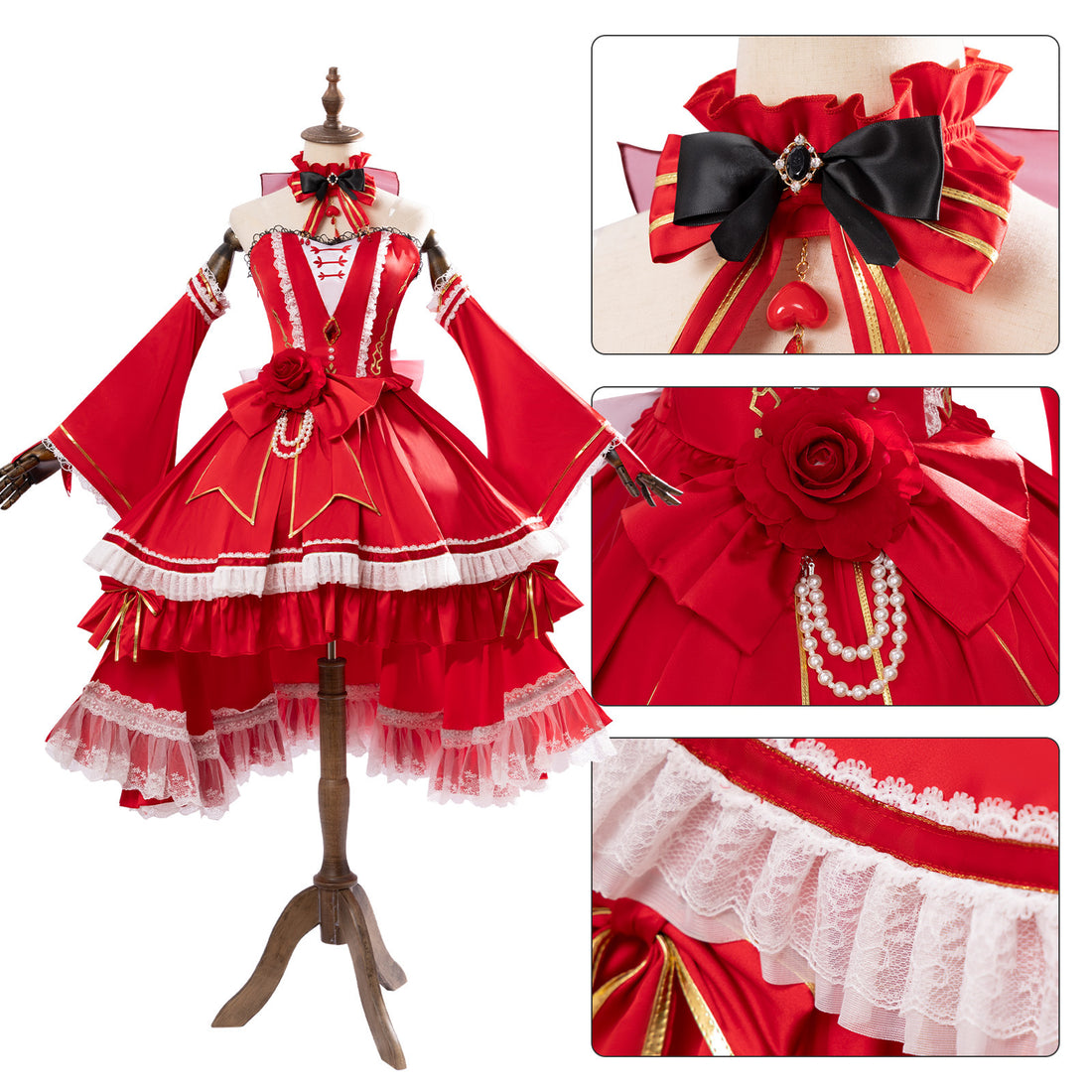 Identity V Perfumer The Herald Star of Fragrance Full Set Cosplay Costumes