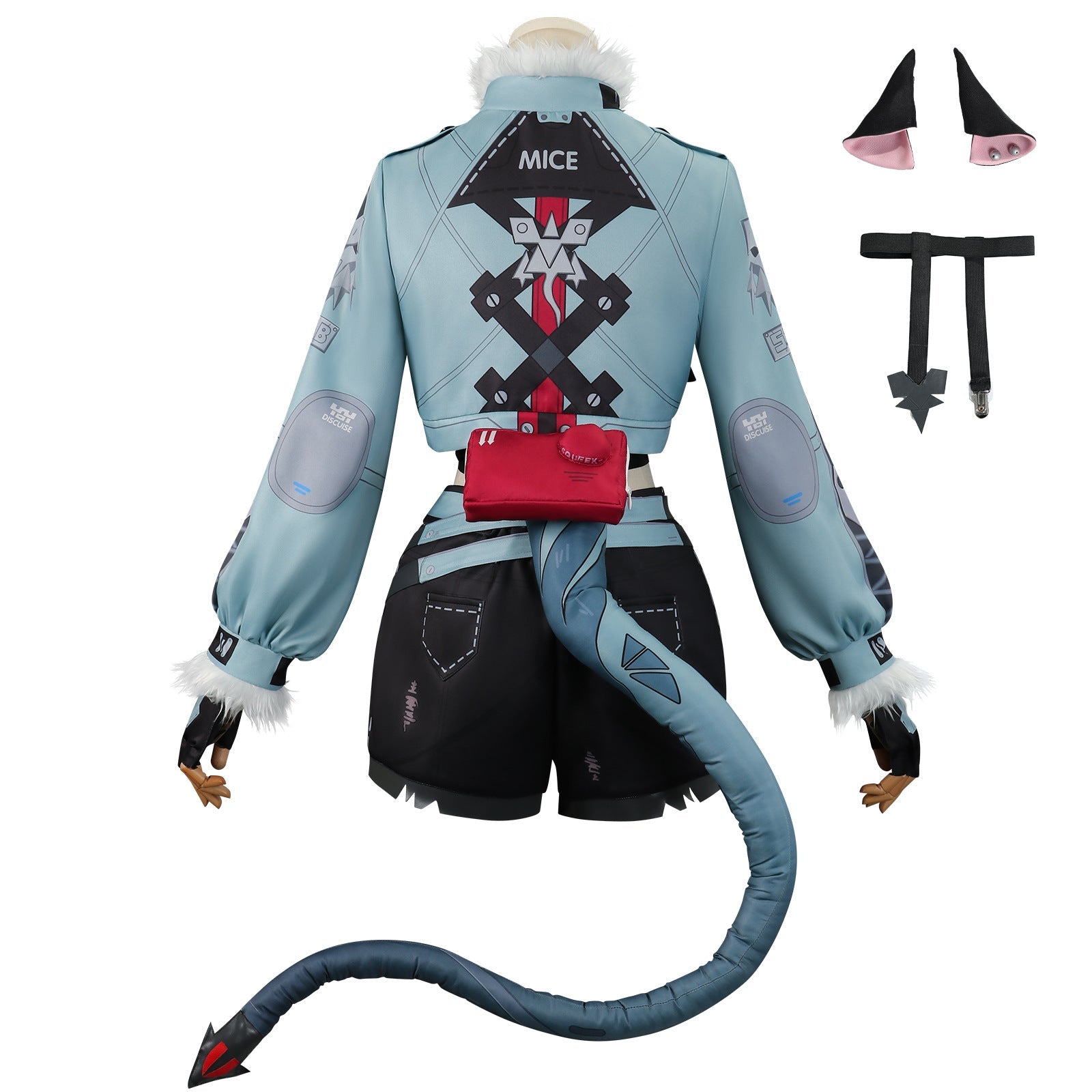 Game Zenless Zone Zero Rat Girl Jane Doe Full Set Cosplay Costumes