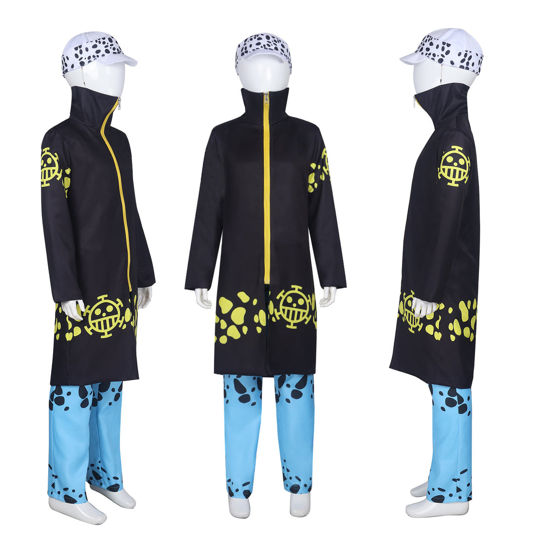 Navigation Trafalgar D. Water Law Cosplay Costume -  One Piece Halloween Kids Outfit