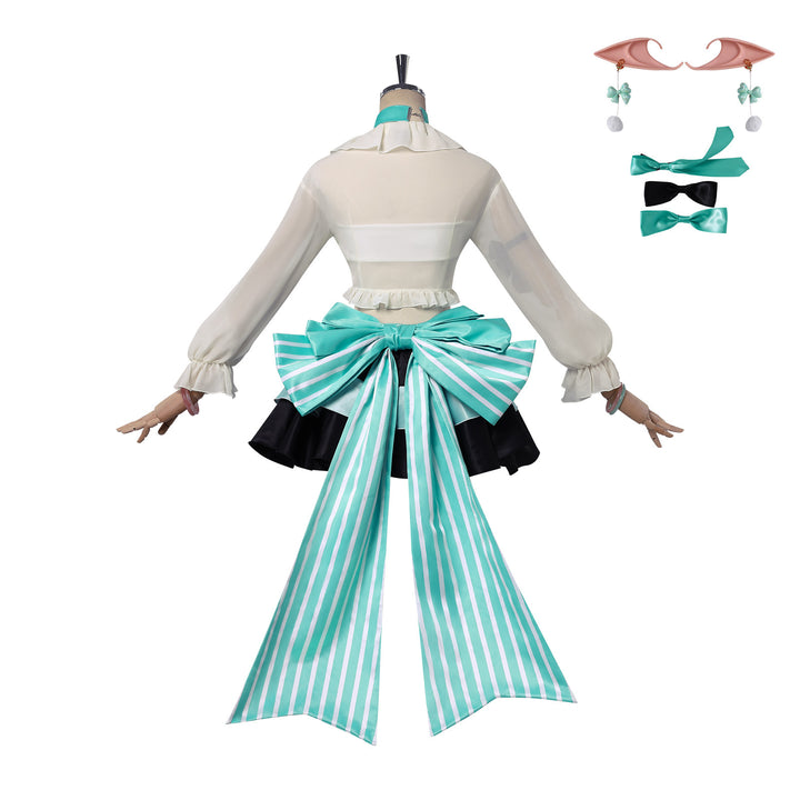 Game Arknights Haruka Mint Chocolate Skin Cosplay Costumes Streamer Show Themed Carnival Outfit