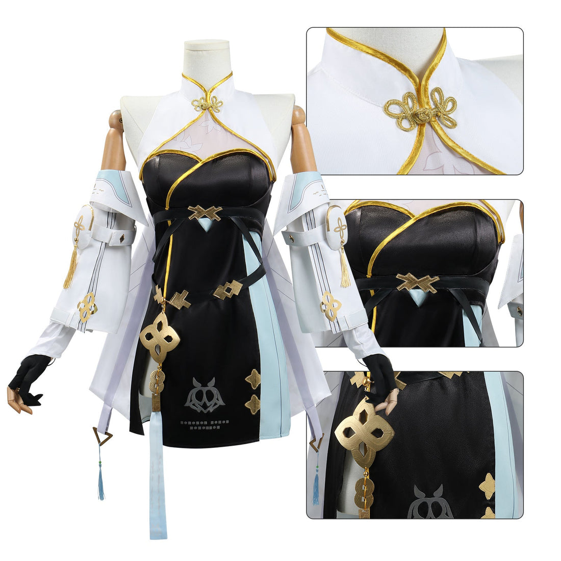 Game Wuthering Waves Rover Baizhi Cheongsam Cosplay Costumes