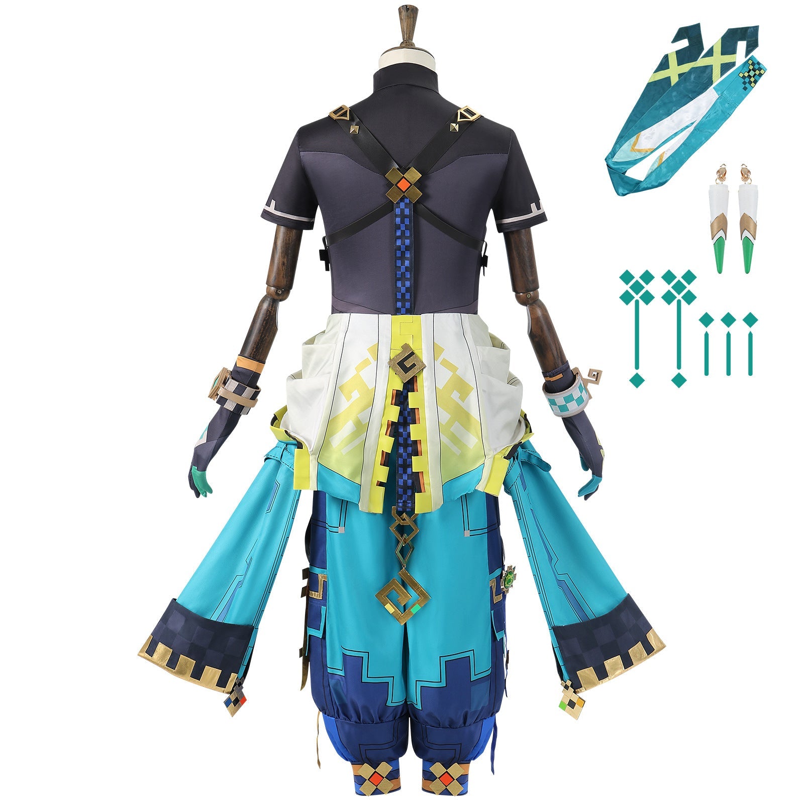 Game Genshin Impact Natlan Kinich New Rolo Fullset Cosplay Costumes