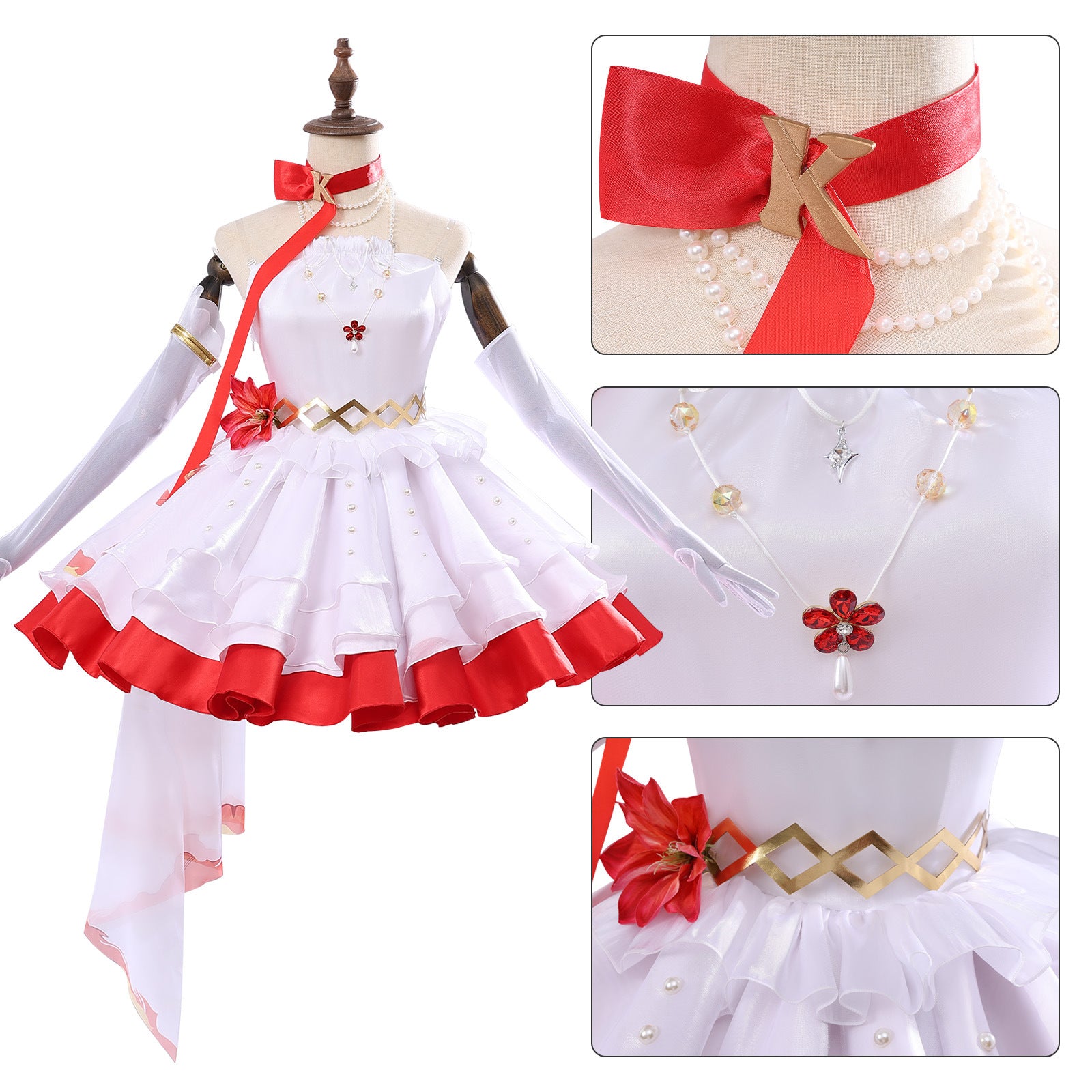 Game Wuthering Waves Camellya Collab KFC Full Set Cosplay Costumes