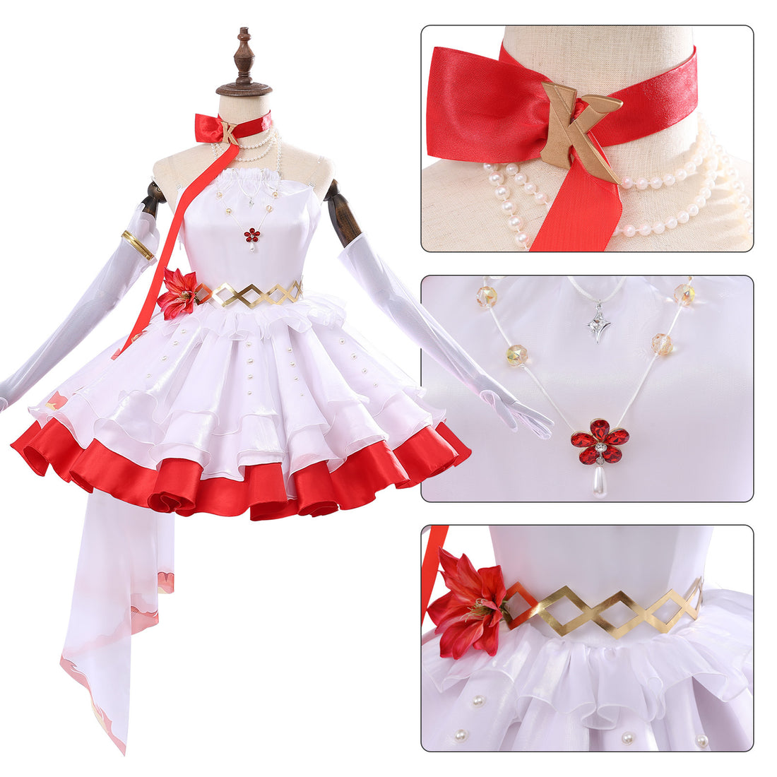 Game Wuthering Waves Camellya Collab KFC Full Set Cosplay Costumes