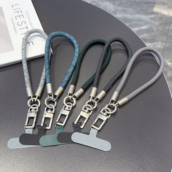 Multicolor Rotatable Wrist Phone Strap with Tether Tabs – Classic Thick Wristlet & Hand Lanyard