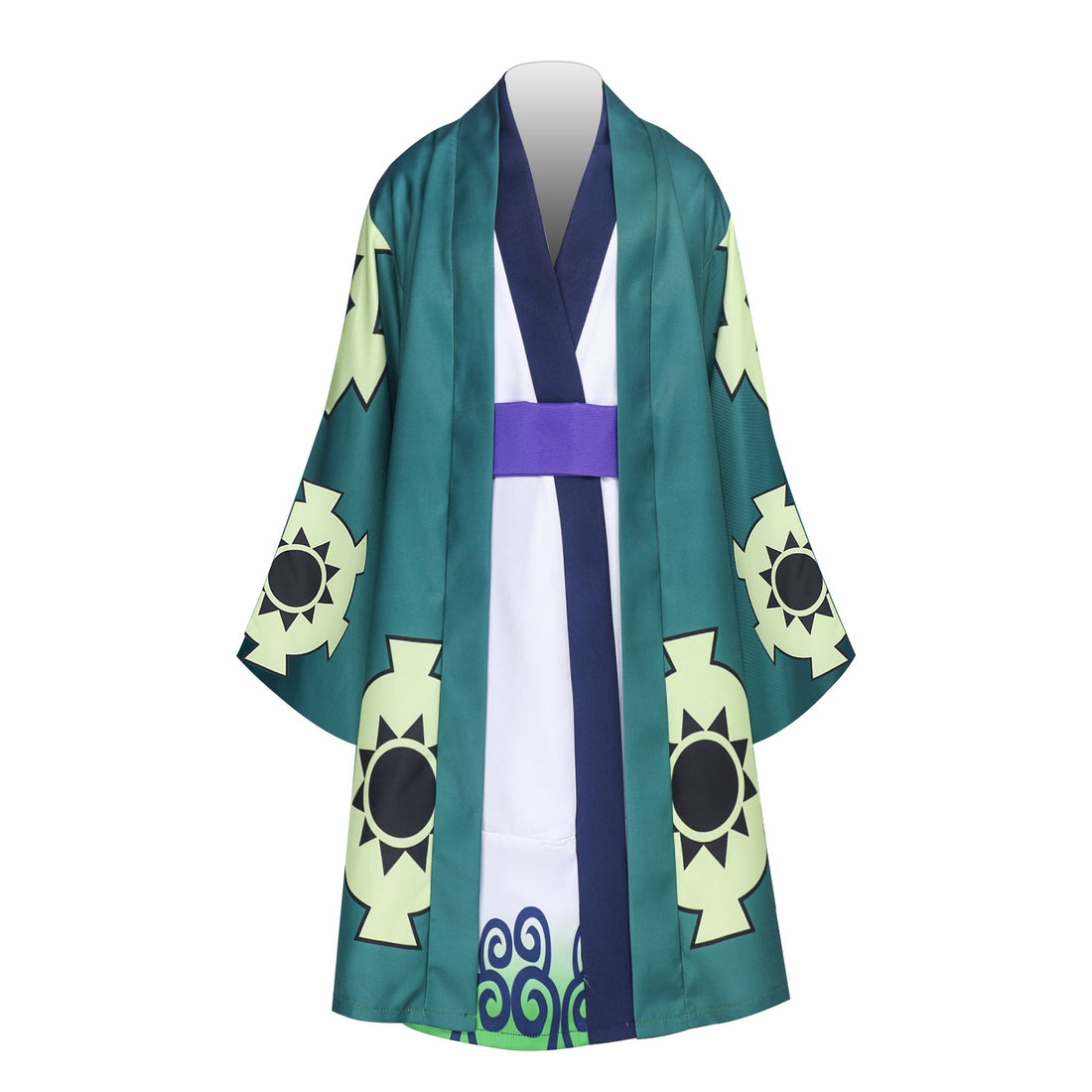 Navigation Wano Country Arc Monkey D. Luffy Roronoa Zoro Cosplay Costume One Piece Kimono
