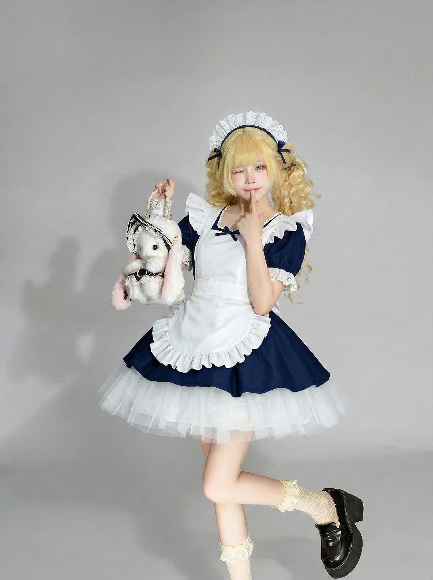 Angel Maid Outfit Alice Lolita Dress Cosplay Café Uniform Dress