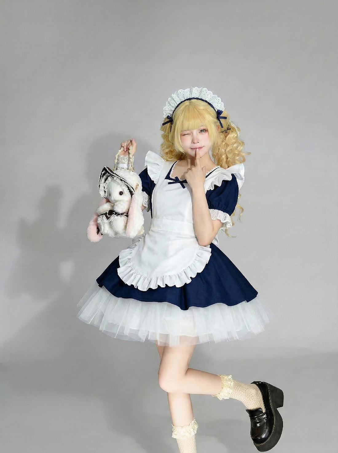 Angel Maid Outfit Alice Lolita Dress Cosplay Café Uniform Dress