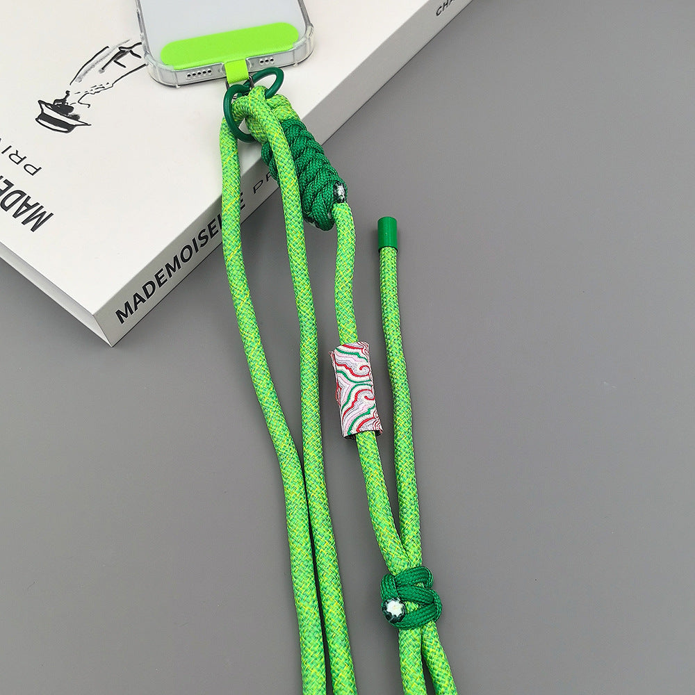 Multicolor Adjustable Crossbody Neck Phone Lanyard Long Strap with Tether Tabs Phone Charm