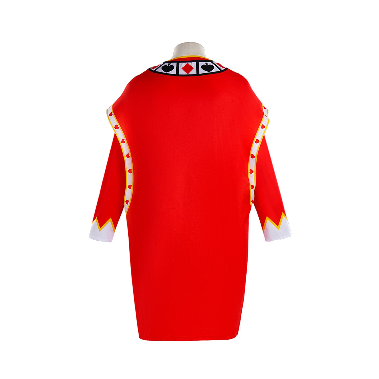 Alice Style Red Magic King Playing Card Cosplay Costume Halloween Fancy Dress