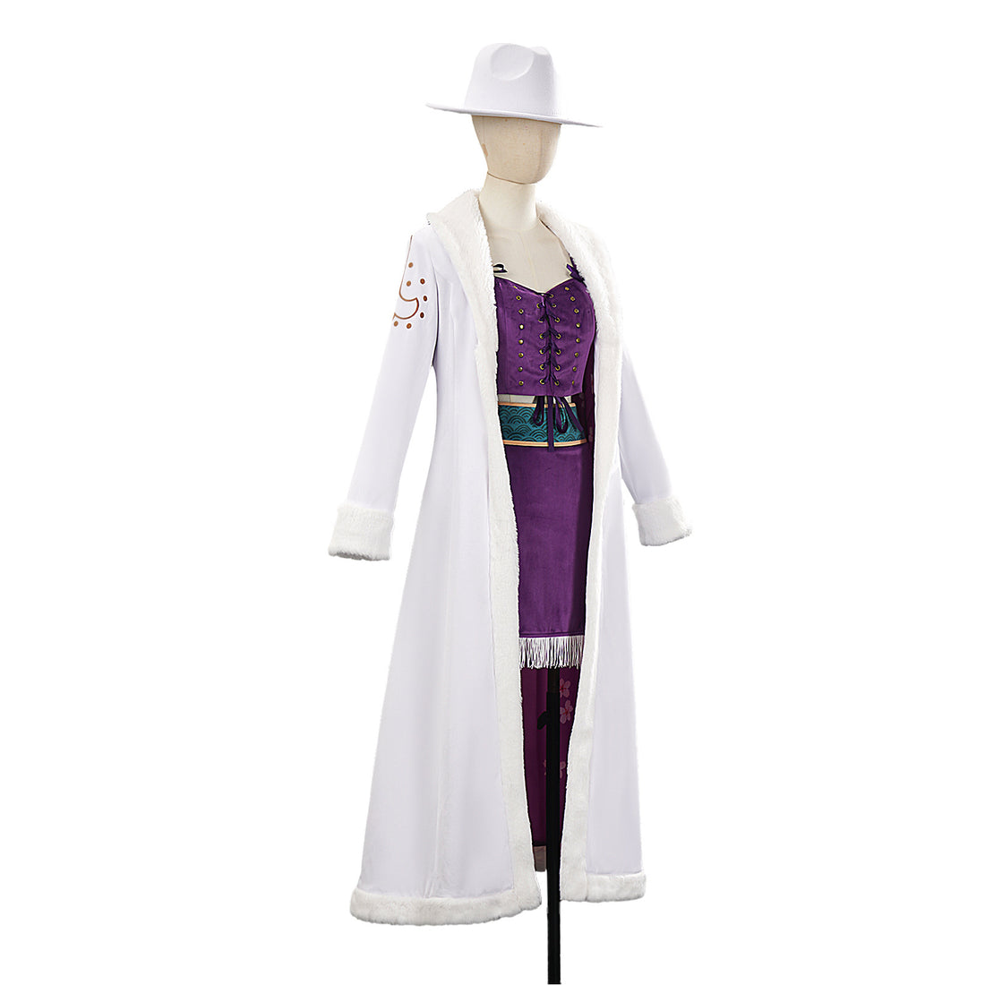 Navigation Live Action Nico Robin Purple Cosplay Costume Budget Friendly One Piece Women Outfits