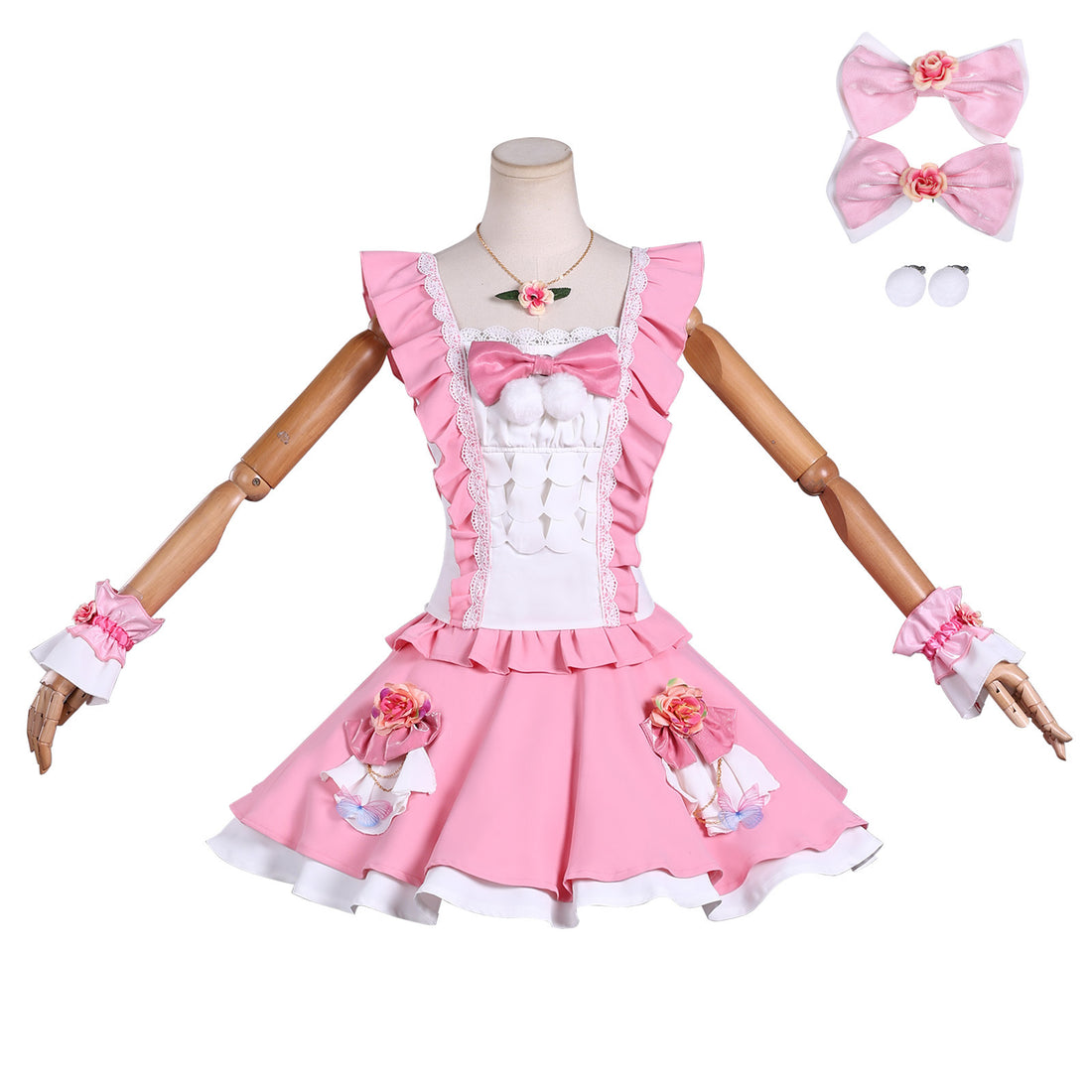 Star Activity Nijino Yume S4 Pink School Uniform Cosplay Costume Women's Academy Suit