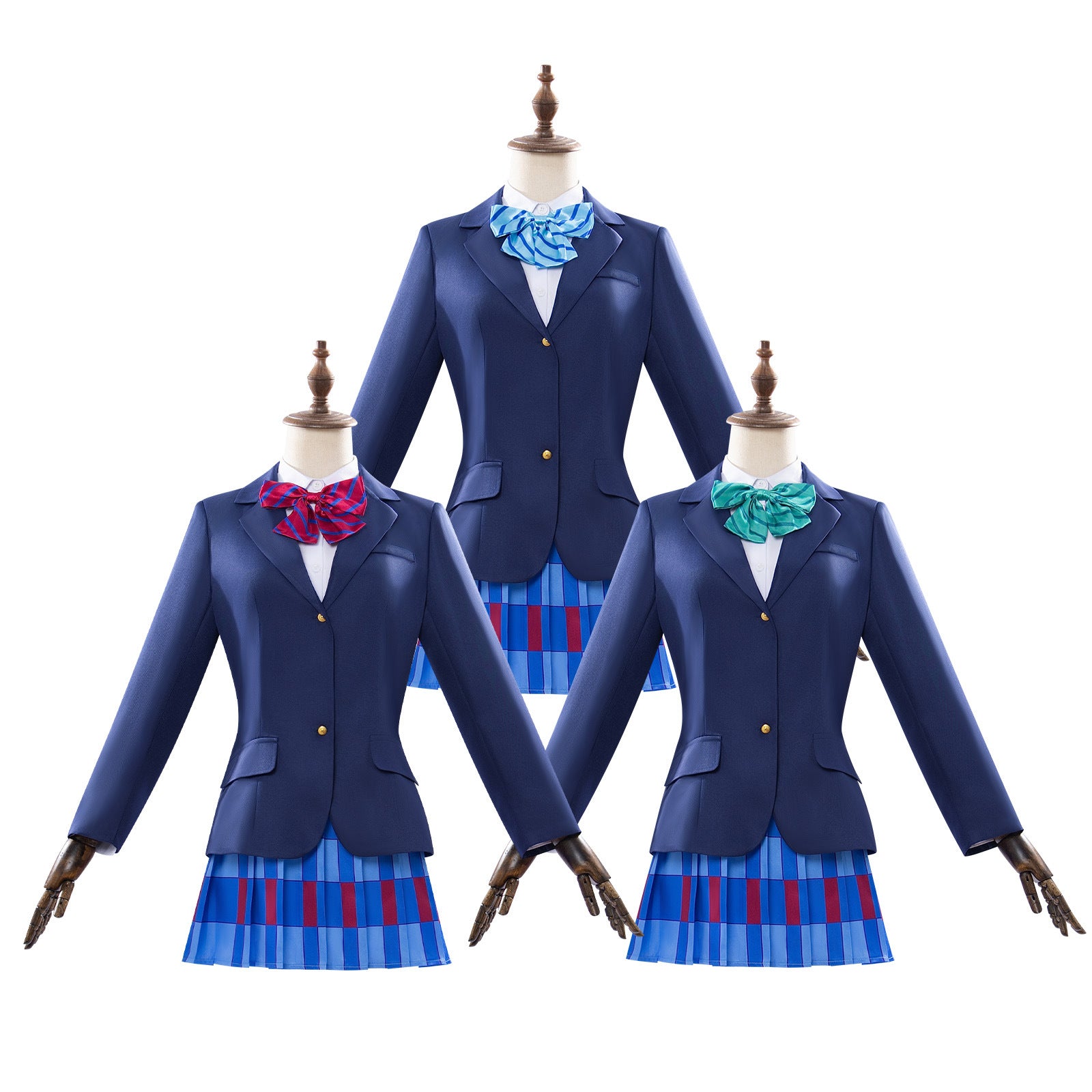 Minami Kotori Yazawa Nico JK School Uniform Coat Skirt Cosplay Costumes