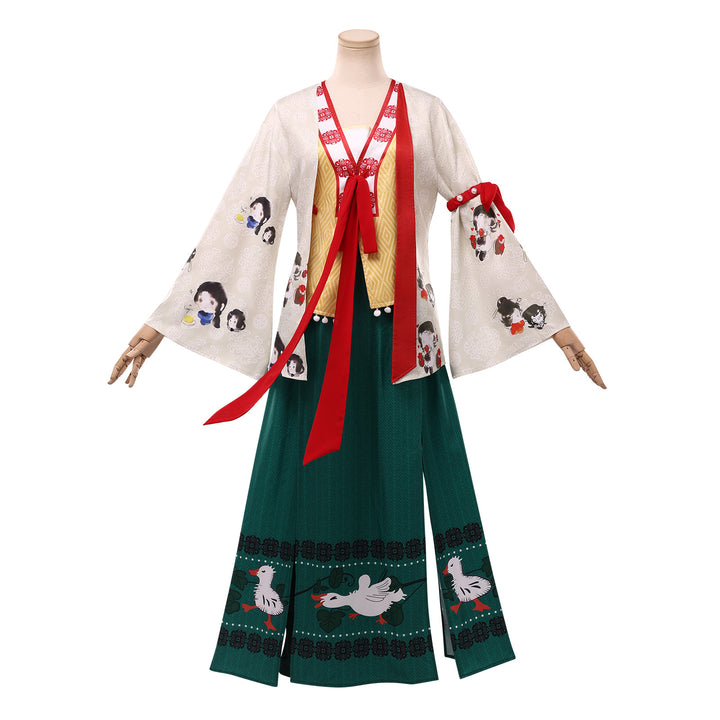Game Where Winds Meet Wanderer's Garment Cosplay Costumes Women's Traditional Themed Outfit