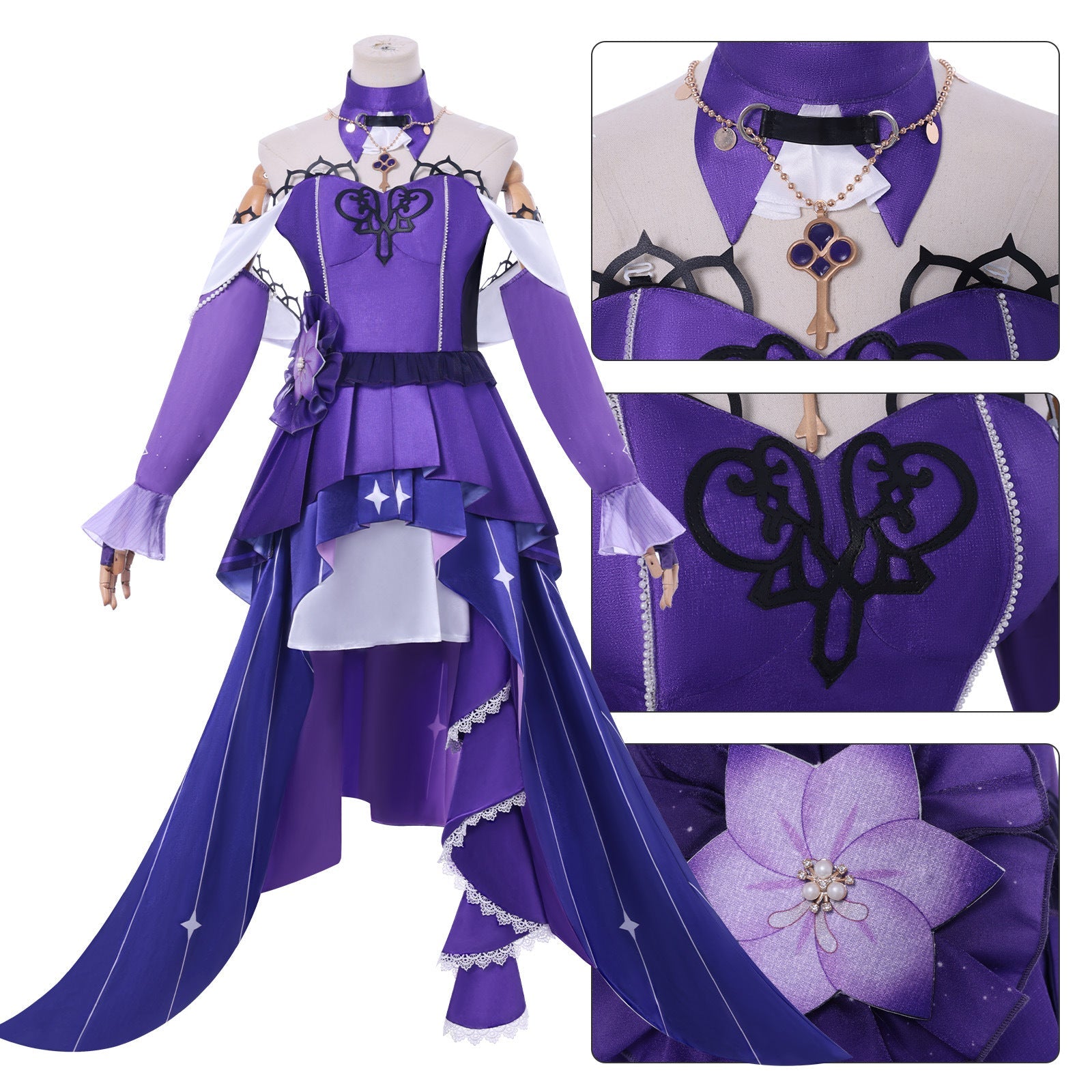 Game Honkai: Star Rail Herta Concert Fullset Cosplay Costumes